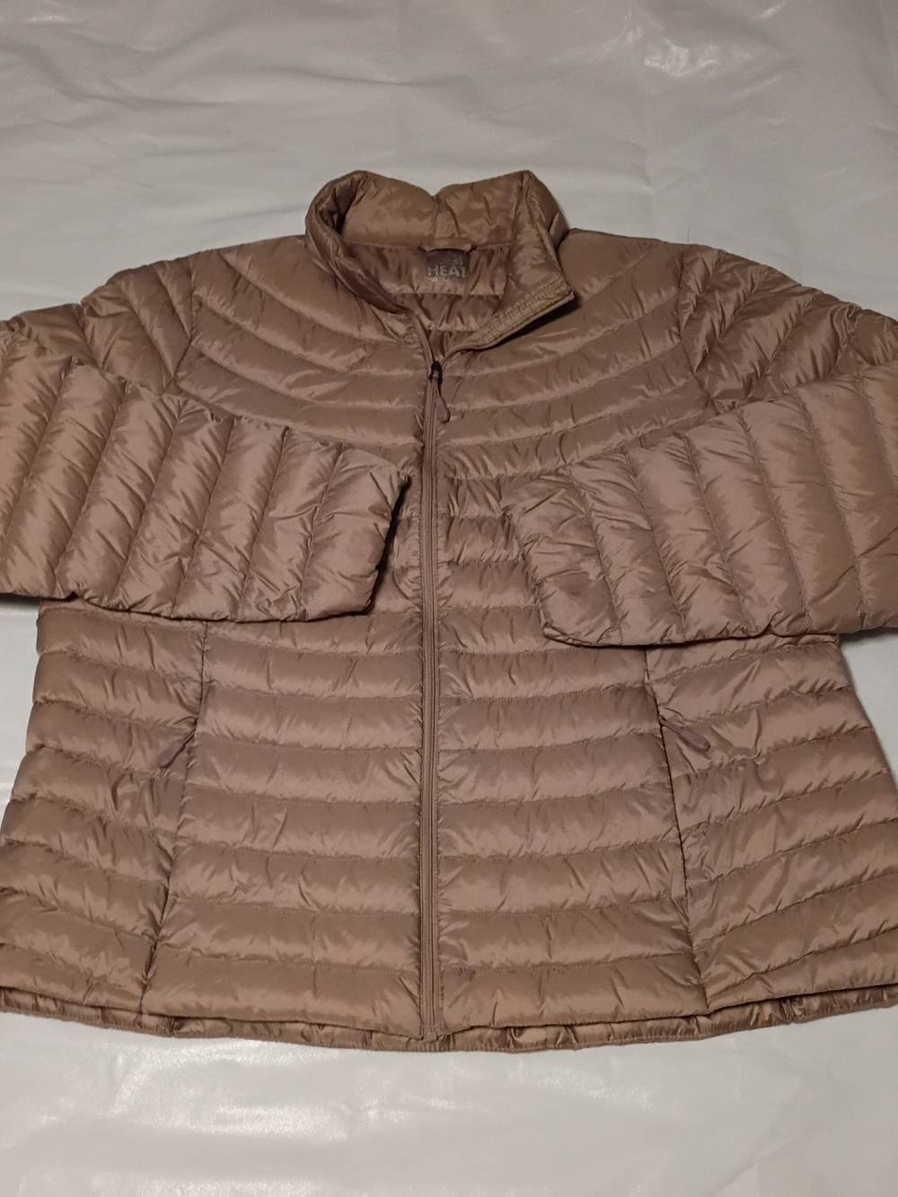 32° Heat Women's Lightweight Quilted Puffer Jacket - Beige
